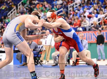 Thumbnail 1 in NCHSAA 3A Wrestling Championships photogallery.