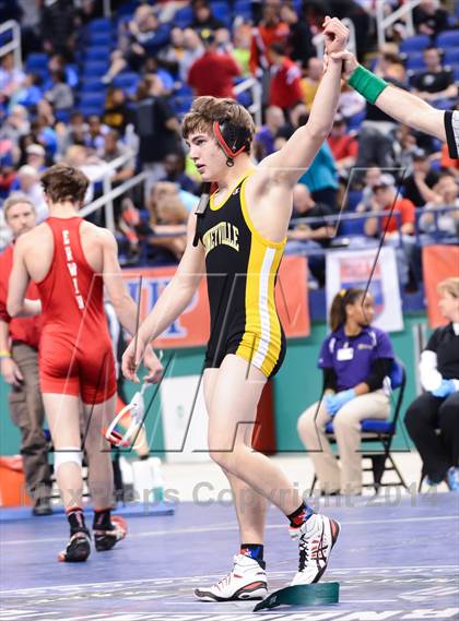 Thumbnail 3 in NCHSAA 3A Wrestling Championships photogallery.