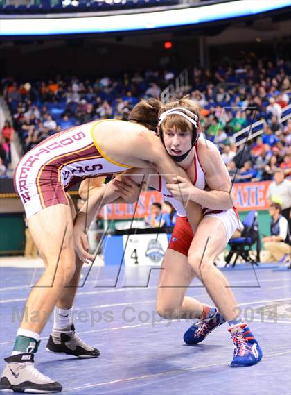 Thumbnail 2 in NCHSAA 3A Wrestling Championships photogallery.