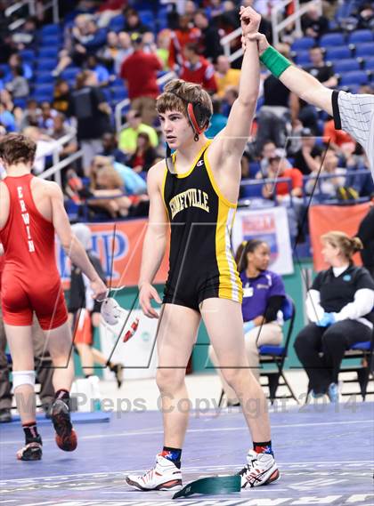 Thumbnail 2 in NCHSAA 3A Wrestling Championships photogallery.