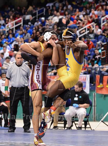 Thumbnail 2 in NCHSAA 3A Wrestling Championships photogallery.