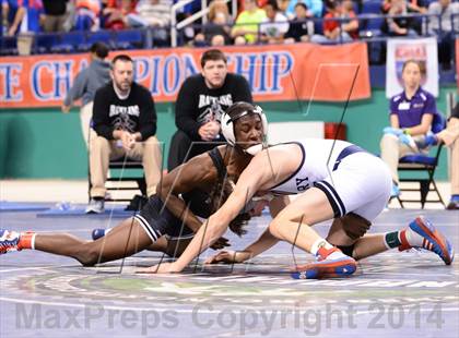 Thumbnail 3 in NCHSAA 3A Wrestling Championships photogallery.