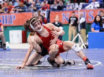 Thumbnail 2 in NCHSAA 3A Wrestling Championships photogallery.