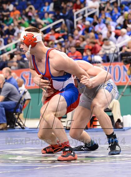 Thumbnail 3 in NCHSAA 3A Wrestling Championships photogallery.
