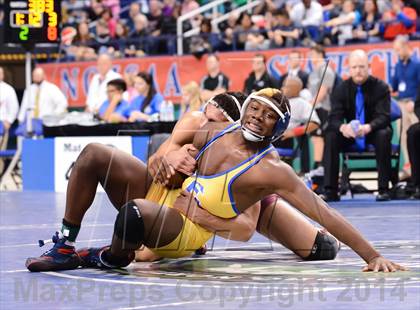 Thumbnail 2 in NCHSAA 3A Wrestling Championships photogallery.