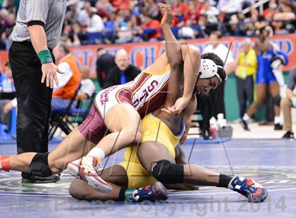 Thumbnail 1 in NCHSAA 3A Wrestling Championships photogallery.