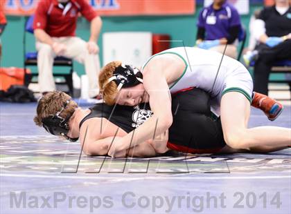 Thumbnail 3 in NCHSAA 3A Wrestling Championships photogallery.
