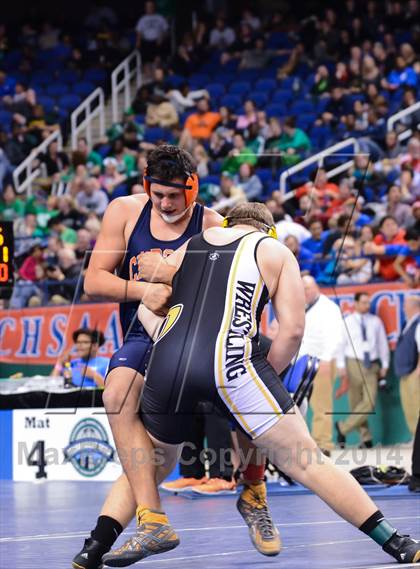 Thumbnail 1 in NCHSAA 3A Wrestling Championships photogallery.