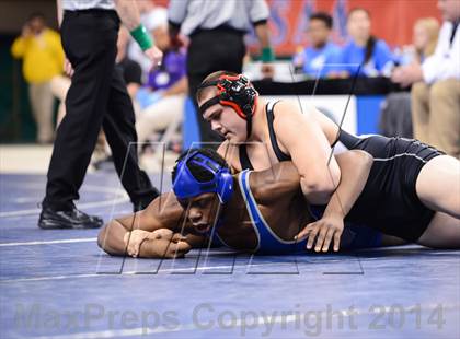 Thumbnail 2 in NCHSAA 3A Wrestling Championships photogallery.