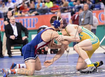 Thumbnail 3 in NCHSAA 3A Wrestling Championships photogallery.
