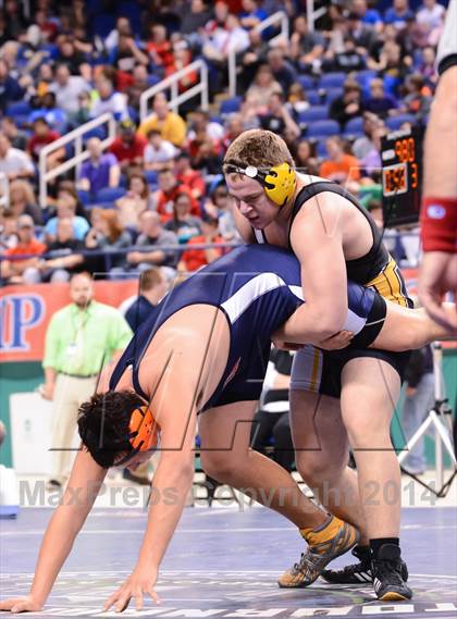 Thumbnail 3 in NCHSAA 3A Wrestling Championships photogallery.
