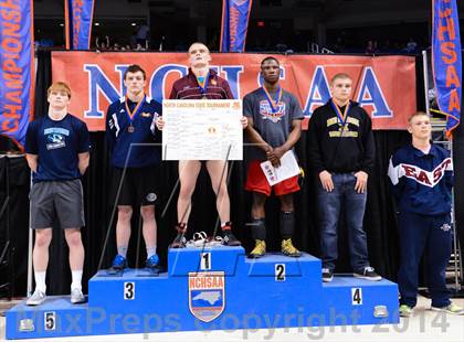 Thumbnail 1 in NCHSAA 3A Wrestling Championships photogallery.