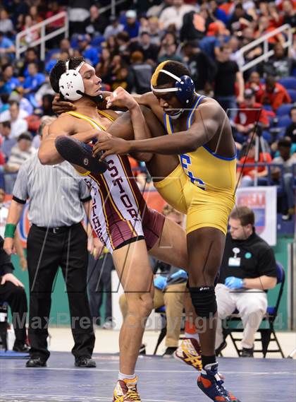 Thumbnail 1 in NCHSAA 3A Wrestling Championships photogallery.