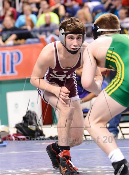 Thumbnail 3 in NCHSAA 3A Wrestling Championships photogallery.
