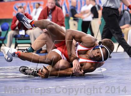 Thumbnail 3 in NCHSAA 3A Wrestling Championships photogallery.