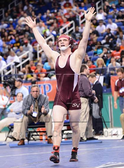 Thumbnail 2 in NCHSAA 3A Wrestling Championships photogallery.