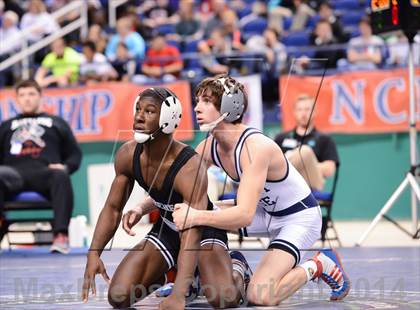 Thumbnail 3 in NCHSAA 3A Wrestling Championships photogallery.