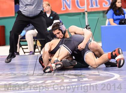 Thumbnail 1 in NCHSAA 3A Wrestling Championships photogallery.