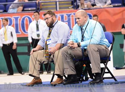 Thumbnail 3 in NCHSAA 3A Wrestling Championships photogallery.