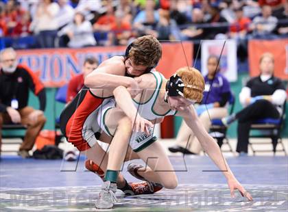 Thumbnail 2 in NCHSAA 3A Wrestling Championships photogallery.