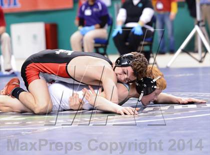 Thumbnail 3 in NCHSAA 3A Wrestling Championships photogallery.