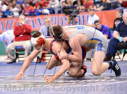 Thumbnail 1 in NCHSAA 3A Wrestling Championships photogallery.