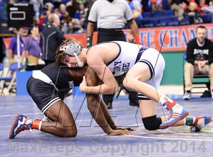 Thumbnail 3 in NCHSAA 3A Wrestling Championships photogallery.