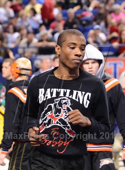 Thumbnail 3 in NCHSAA 3A Wrestling Championships photogallery.