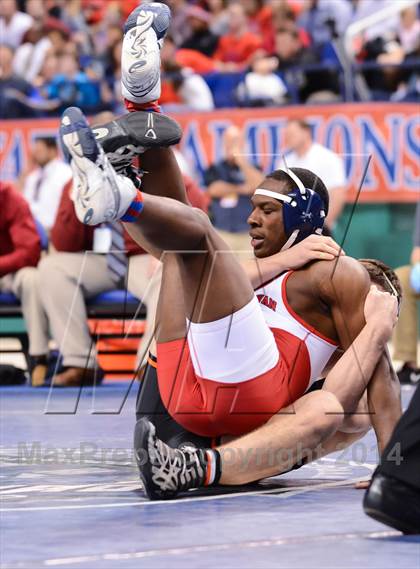 Thumbnail 2 in NCHSAA 3A Wrestling Championships photogallery.