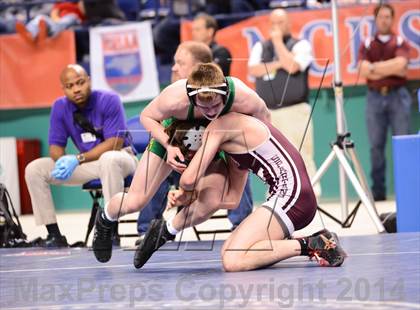 Thumbnail 1 in NCHSAA 3A Wrestling Championships photogallery.