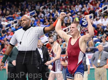 Thumbnail 3 in NCHSAA 3A Wrestling Championships photogallery.