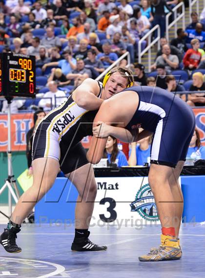 Thumbnail 3 in NCHSAA 3A Wrestling Championships photogallery.
