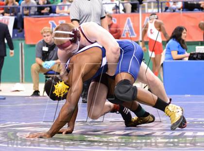 Thumbnail 3 in NCHSAA 3A Wrestling Championships photogallery.