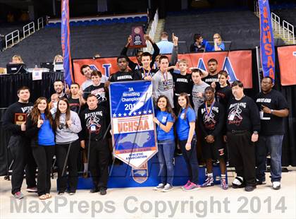 Thumbnail 2 in NCHSAA 3A Wrestling Championships photogallery.