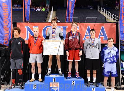 Thumbnail 3 in NCHSAA 3A Wrestling Championships photogallery.