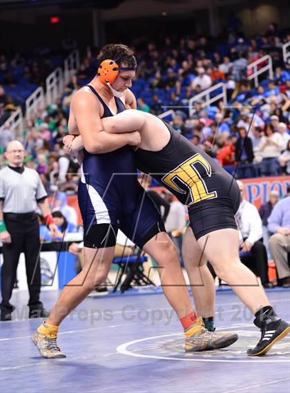 Thumbnail 2 in NCHSAA 3A Wrestling Championships photogallery.