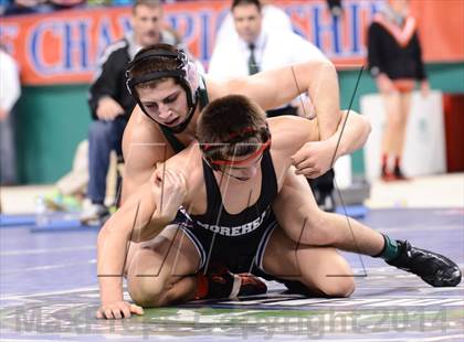 Thumbnail 1 in NCHSAA 3A Wrestling Championships photogallery.