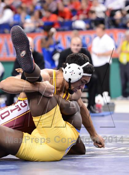 Thumbnail 3 in NCHSAA 3A Wrestling Championships photogallery.