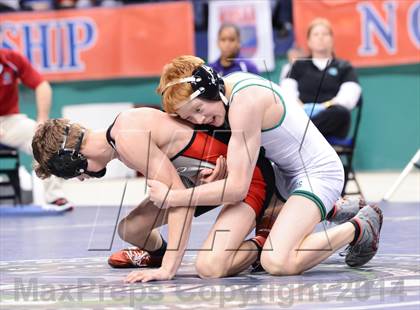 Thumbnail 1 in NCHSAA 3A Wrestling Championships photogallery.