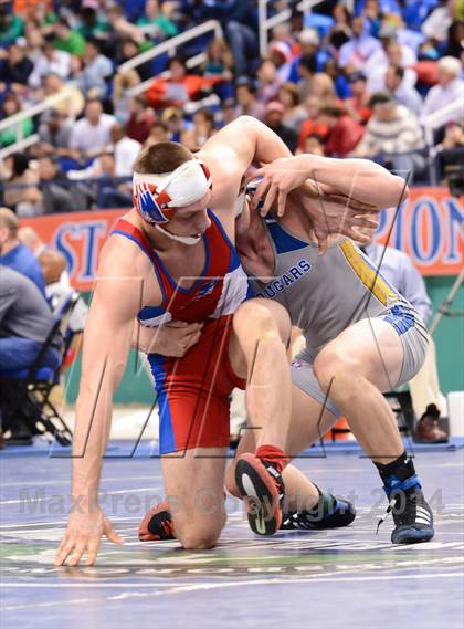 Thumbnail 2 in NCHSAA 3A Wrestling Championships photogallery.