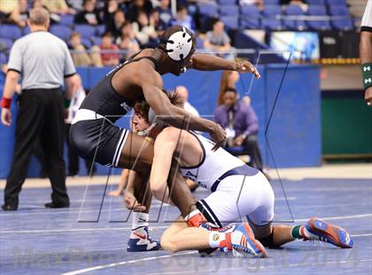 Thumbnail 1 in NCHSAA 3A Wrestling Championships photogallery.