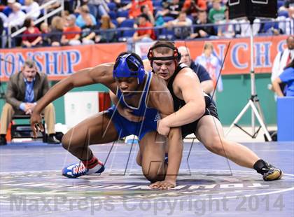Thumbnail 1 in NCHSAA 3A Wrestling Championships photogallery.