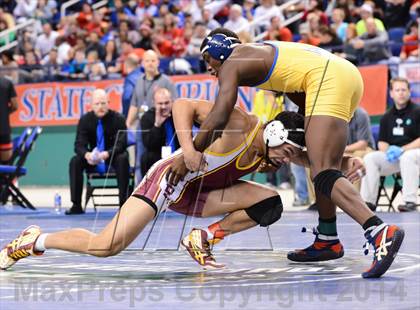 Thumbnail 1 in NCHSAA 3A Wrestling Championships photogallery.