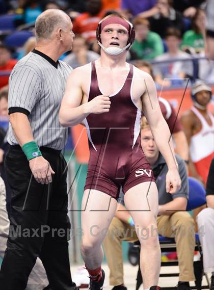 Thumbnail 2 in NCHSAA 3A Wrestling Championships photogallery.