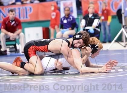 Thumbnail 1 in NCHSAA 3A Wrestling Championships photogallery.