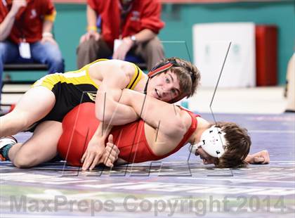Thumbnail 3 in NCHSAA 3A Wrestling Championships photogallery.