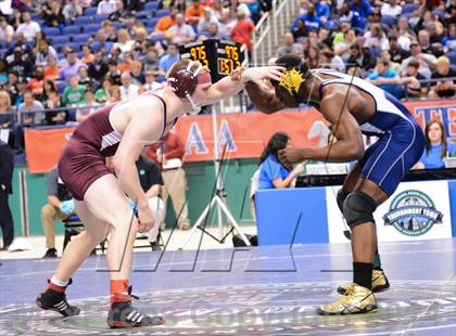 Thumbnail 2 in NCHSAA 3A Wrestling Championships photogallery.