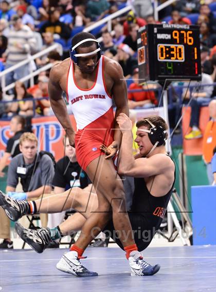 Thumbnail 3 in NCHSAA 3A Wrestling Championships photogallery.