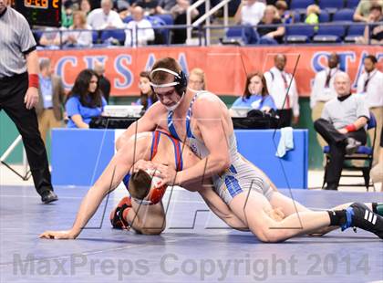 Thumbnail 3 in NCHSAA 3A Wrestling Championships photogallery.