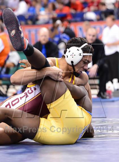 Thumbnail 2 in NCHSAA 3A Wrestling Championships photogallery.